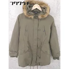 ■ ◎ EASTBOY イーストボーイ ファー付き 長袖 コート サイズ9 カーキ系 レディース  【中古】 【1101040106345】のサムネイル