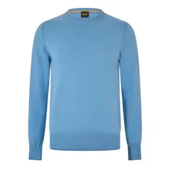 ボス メンズ アウター ニット・セーター Boss Mens Kanovano Crewneck Jumper Open Blue ブルーのサムネイル