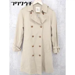 ■ ◎ ikka イッカ ライナー ウエストベルト付 長袖 トレンチ コート サイズL ベージュ レディース  【中古】 【1101280011270】のサムネイル