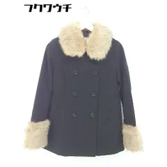 ■ OZOC オゾック フェイクファー 長袖 P コート サイズ36 ブラック レディース 【中古】 【1102010000311】のサムネイル