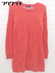 ◇ A.P.C. アーペーセー ウール 長袖 ミニ ニット ワンピース サイズXS レッド系 レディース 【中古】 【1102020005184】のサムネイル