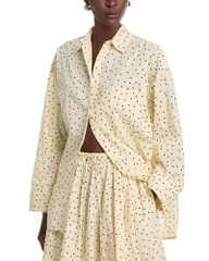 バイマレンバーガー レディース トップス シャツ By Malene Birger Derris Voile Shirt Polka Dot ドットのサムネイル