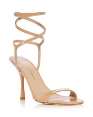 スチュアート ワイツマン レディース シューズ サンダル ヒール Stuart Weitzman Womens Nudist Wrap 100 Strappy Higheel Sandals Adob