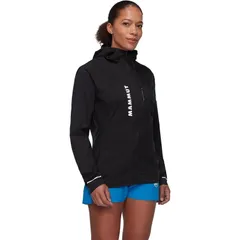 マムート レディース アウター ジャケット・ブルゾン フーデッドジャケット Mammut Aenergy TR HS Hooded Jacket Womens Black ブラックのサムネイル