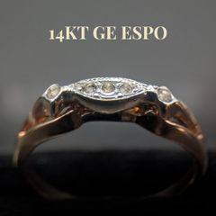 ESPO 16号 14KT GE ゴールド デザイナーズリング 希少 米国 - メルカリ