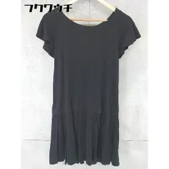 ◇ CROLLA クローラ 半袖 ミニ ワンピース サイズ38 ブラック レディース 【中古】 【1102100000047】のサムネイル
