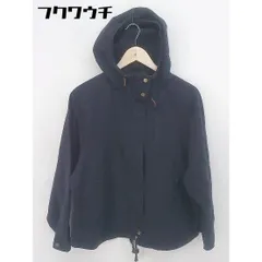 ◇ one after another NICE CLAUP 長袖 ジップアップパーカー ネイビー レディース 【中古】 【1102110006428】のサムネイル