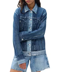 ラグアンドボーン レディース アウター ジャケット・ブルゾン パイル rag bone Miramar Combo Terry Oversized Trucker Jacket Dublinのサムネイル