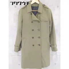 ■ ◎ grove グローブ ライナー ウエストベルト付  トレンチ コート サイズL カーキ レディース  【中古】 【1102220024459】のサムネイル
