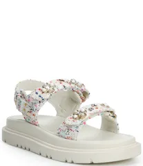 アルド レディース シューズ サンダル プラットフォーム ALDO Gemima Rainbow Confetti Ornamented Platform Sandals WhiteMulti ホワイのサムネイル