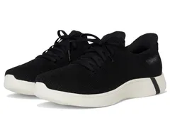 スケッチャーズ レディース シューズ スニーカー ニット SKECHERS Performance OnTheGo Hands Free Slipins Swift w Knit Fit BlackWhite ホワイト
