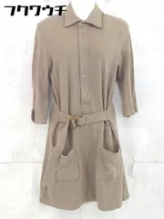 ◇ A.P.C. アーペーセー ハーフボタン 七分袖 膝丈 ワンピース サイズ36 ブラウン レディース 【中古】 【1103030004419】のサムネイル