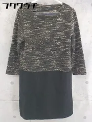 ◇ BEAMS LIGHTS ビームス ライツ 長袖 ミニ ワンピース サイズ38 ブラック系 レディース 【中古】 【1103030007946】のサムネイル