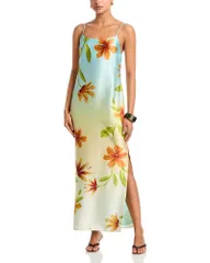 ミリー レディース トップス ワンピース MILLY Lily Slip Dress Yellow Multi イエローのサムネイル