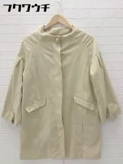 ◇ flower フラワー ノーカラー 長袖 スプリングコート ライトベージュ レディース 【中古】 【1103080003158】のサムネイル