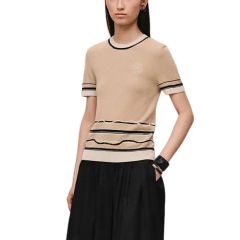 未使用☆HERMES /エルメスカシミヤニットドレス ライトベージュ40 