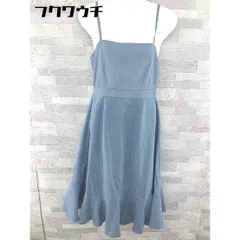 ◇ tocco closet タグ付き マーメイドスカート 膝下丈 キャミソール ワンピース サイズM ブルー レディース 【中古】 【1103100012108】のサムネイル