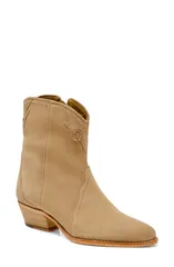 フリーピープル レディース シューズ ブーツ・レインブーツ Free People New Frontier Western Bootie Oyster Suedeのサムネイル