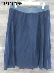 ◇ ◎ Levi's リーバイス 膝下丈 フレア スカート サイズ0 W25 ネイビー レディース 【中古】 【1103120005524】のサムネイル
