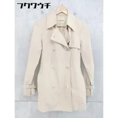 ◇ ◎ STRAWBERRY-FIELDS ストロベリーフィールズ ウエストベルト付 薄手 トレンチ コート ベージュ レディース 【中古】 【1103110004353】のサムネイル