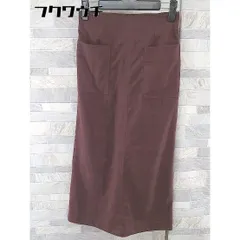 ◇ ABAHOUSE アバハウス ロング タイト ナロー スカート サイズ36 ボルドー レディース 【中古】 【1103160002996】のサムネイル