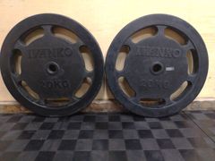 IVANKO イヴァンコ ラバー プレート。計17.5kg 穴径50mm - メルカリ