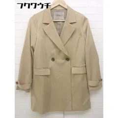 ◇ one after another NICE CLAUP ダブル テーラード ジャケット ベージュ レディース 【中古】 【1103240011948】のサムネイル