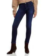エージー レディース ボトムス デニムパンツ クロップド ジーンズ AG Prima Mid Rise Cropped Cigarette Jeans Concordのサムネイル
