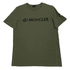 モンクレール　黒ワッペン　カーキ　XL Tシャツ　5S541