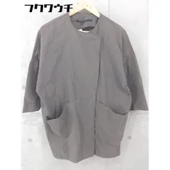 ◇ KBF+ アーバンリサーチ 七分袖 ノーカラージャケット サイズ1 グレー レディース 【中古】 【1103290008127】のサムネイル