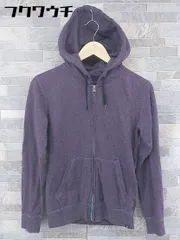 ◇ Hurley ハーレー 裏起毛 スウェット ジップアップ パーカー サイズM パープル レディース  【1103290011967】のサムネイル
