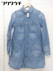 ◇ Lee リー ロゴ 長袖 ミニ ワンピース サイズS ネイビー レディース 【中古】 【1104010003576】のサムネイル