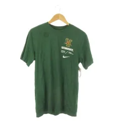 ナイキ NIKE The Nike Tee Tシャツ S 緑 グリーン 半袖 ラウンドネック ロゴプリント /CK21 ■ECA002