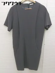 ◇ qualite カリテ 半袖 膝丈 ワンピース サイズ2 グレー レディース 【中古】 【1104050004717】のサムネイル