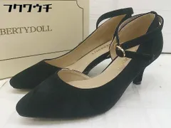 ◇ ◎ LibertyDoll リバティードール アンクルストラップ パンプス シューズ サイズSS ブラック レディース 【中古】 【1104210005882】のサムネイル