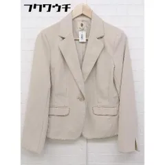 ◇ Bou Jeloud ブージュルード テーラード ジャケット サイズ40 ベージュ レディース 【中古】 【1105130008069】のサムネイル