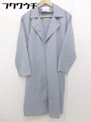 ◇ ◎ SEVENDAYS=SUNDAY セブンデイズ サンデイ 長袖 トレンチ コート サイズF サックスブルー レディース 【中古】 【1105130007338】のサムネイル