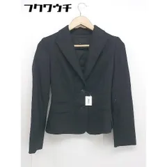 ◇ FRAGILE フラジール 2B シングル 長袖 テーラード ジャケット サイズ36 ブラック レディース 【中古】 【1105140008301】のサムネイル