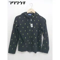 ◇ BEAMS BOY ビームス ボーイ 刺繍 長袖 ジップアップ パーカー サイズBOY ブラック レディース 【中古】 【1105140002200】のサムネイル