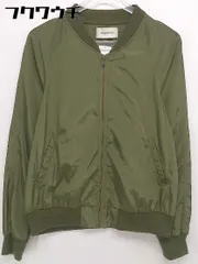 ◇ Simplicite シンプリシテェ 薄手 ジップアップ ジャケット ブルゾン カーキ レディース 【中古】 【1105200006476】のサムネイル