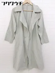 ◇ ◎ mystic ミスティック ウエストリボン トレンチコート サイズF ライトグリーン レディース 【中古】 【1105200002553】のサムネイル