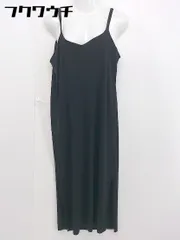 ◇ KBF ケービーエフ URBAN RESEARCH リブ キャミソール ロング ワンピース サイズONE ブラック レディース 【中古】 【1105250009380】のサムネイル