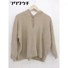 ◇ ikka イッカ 長袖 パーカー サイズM ベージュ系 レディース 【中古】 【1105260002500】のサムネイル