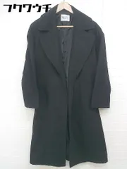 ■ ◎ E hyphen world gallery PEACE 長袖 チェスターコート サイズF ブラック レディース  【1106010001392】のサムネイル