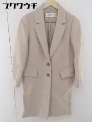 ■ Rouge vif la cle ルージュ・ヴィフ 長袖 チェスター コート サイズ36 ベージュ系 レディース 【中古】 【1105310019007】のサムネイル