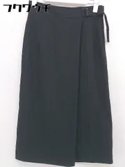 ◇ nano universe ナノユニバース サイドジップ 膝下丈 タイト ナロー スカート サイズ36 ブラック レディース 【中古】 【1106040009795】のサムネイル