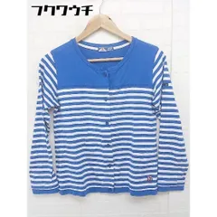 ◇ BEAMS HEART ビームス ハート ボーダー 長袖 トレーナー カットソー ブルー ホワイト レディース  【中古】 【1106090007345】のサムネイル