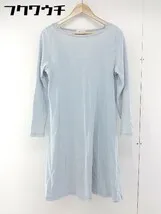 ◇ bulle de savon ビュル デ サボン 長袖 膝丈 ワンピース サイズF ライトブルー レディース  【1106110011512】のサムネイル