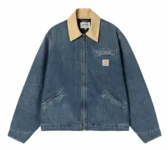 L Carhartt カーハート WIP OG デトロイト ジャケット ブルー ダスティ H ブラウン