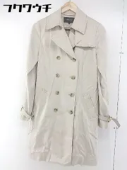 ■　◎ COMME CA ISM コムサイズム ライナー付　 長袖 トレンチコート サイズM ベージュ レディース  【中古】 【1106110012731】のサムネイル